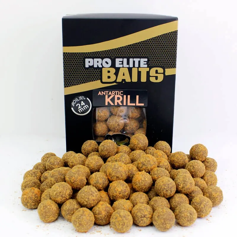 Bouillette Pro Elite Baits Gold Antartic Krill 24 mm