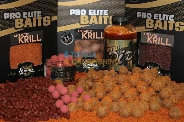 Bouillette Pro Elite Baits Gold Antartic Krill 24 mm