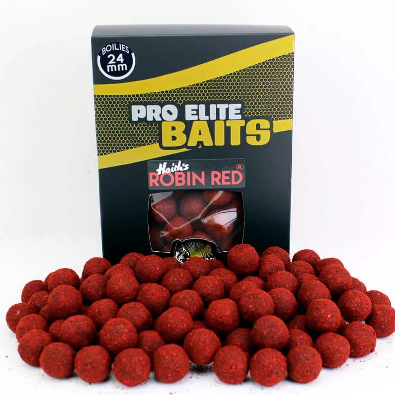 Bouillette Pro Elite Baits Gold Robin Red 24 mm