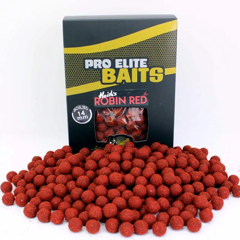 Bouillette Pro Elite Baits Gold Robin Red 14 mm