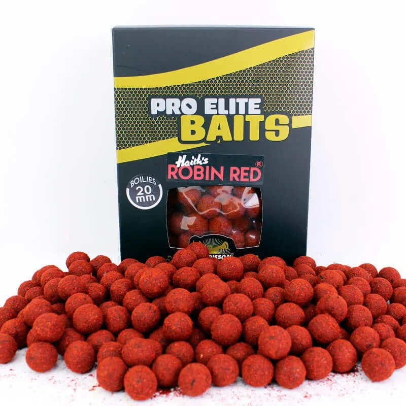 Bouillette Pro Elite Baits Gold Robin Red 20 mm