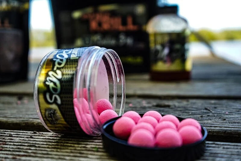 Pop Ups Pro Elite Baits Gold Antartic Krill Rose 20 mm