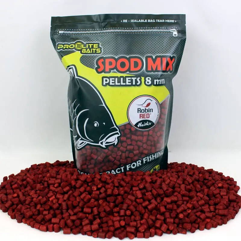 Pellets Spod Mix Pro Elite Baits Robin Red 8mm