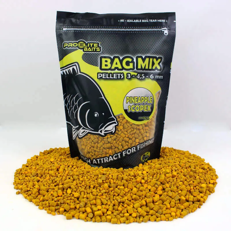 Micro Pellets Pro Elite Baits Ananas Scopex 3,4, 6 mm