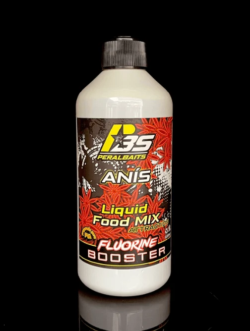 Trempage Booster Fluorine Peralbaits Anis 500 ml