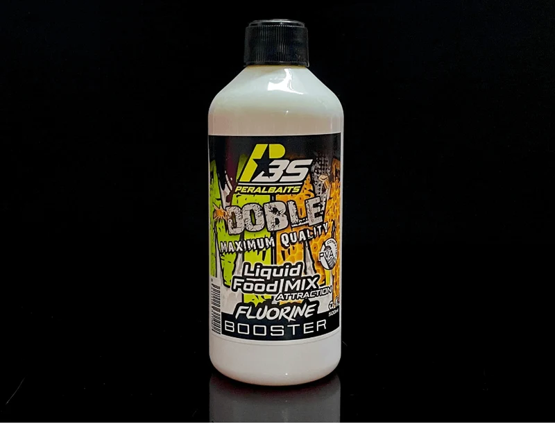 Trempage Booster Fluorine Peralbaits Double M 500 ml