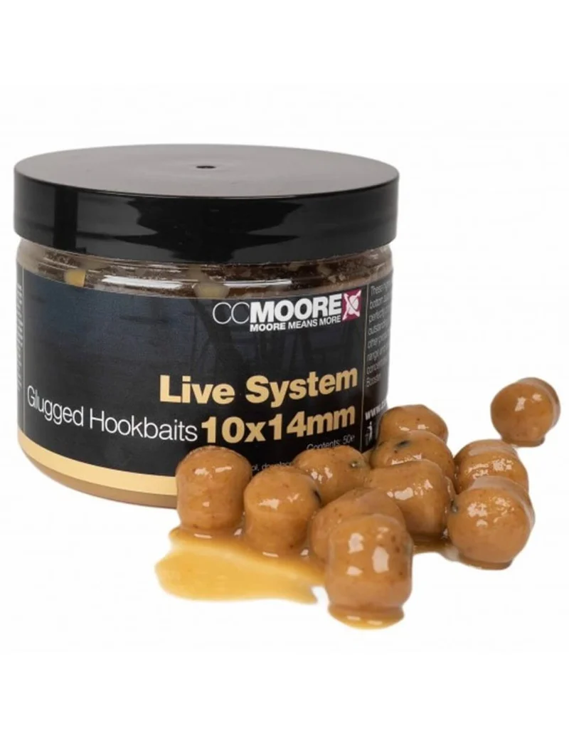 Glugués Hook Baits Dumbells Ccmoore Live System 10x15 mm