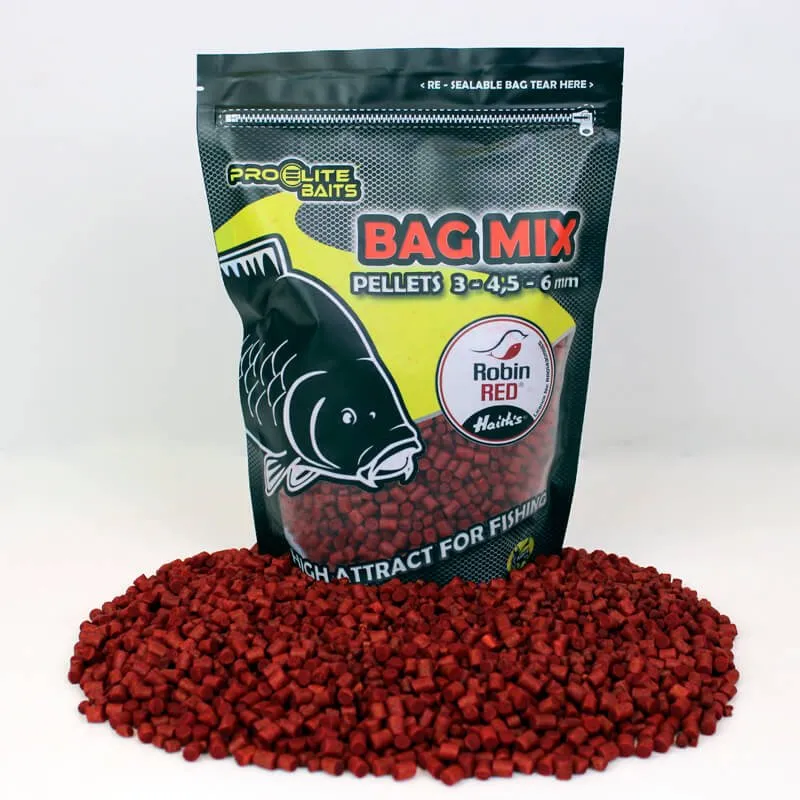 Micro Pellets Pro Elite Baits Robin Red 3, 4, 6 mm