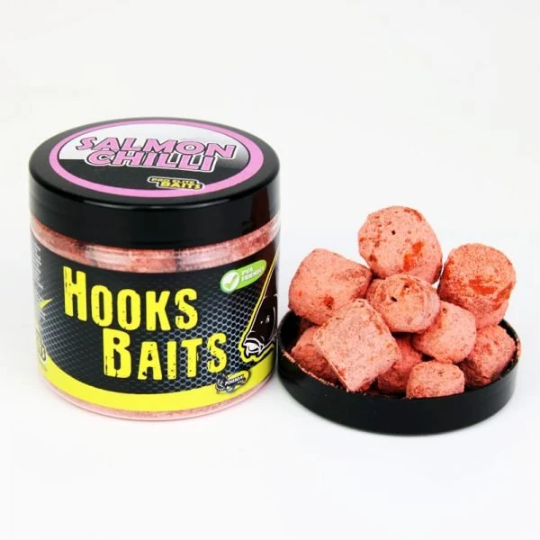 Hook Pellets poudre Pro Elite Baits Saumon au piment 14-20 mm