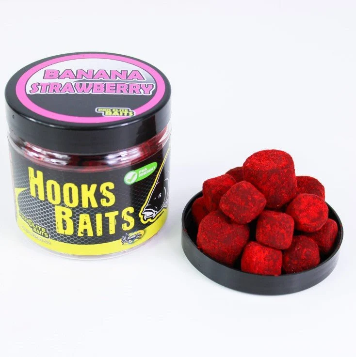 Hook Pellets en poudre Pro Elite Baits Banana Strawberry 14-20 mm