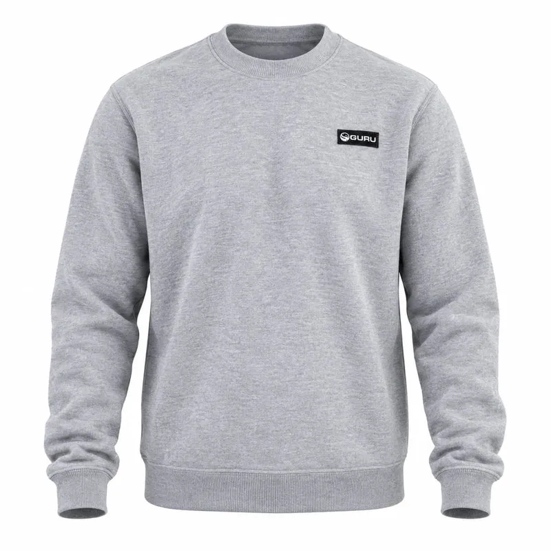 Patch Crewneck Grey – Grijze Trui