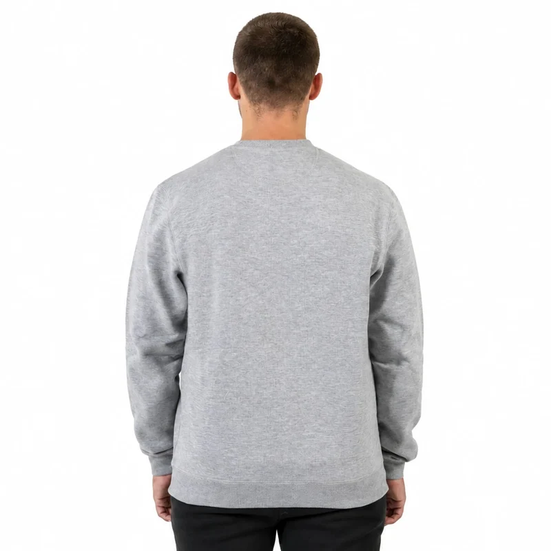 Patch Crewneck Grey – Grijze Trui