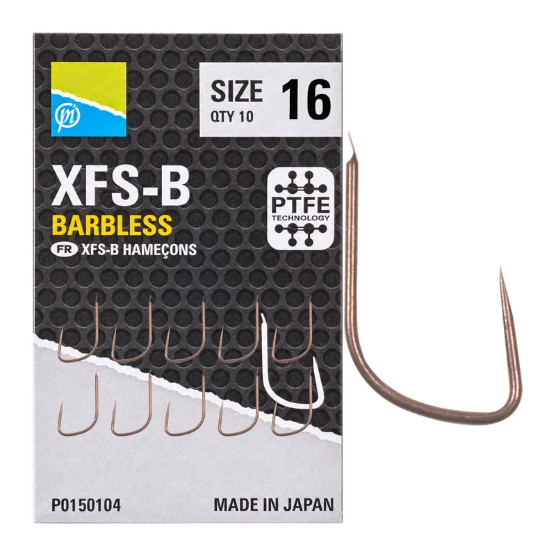 XFS-B Barbless – Haak zonder Weerhaak