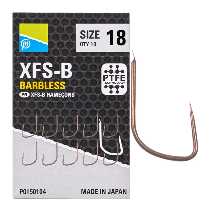 XFS-B Barbless – Haak zonder Weerhaak