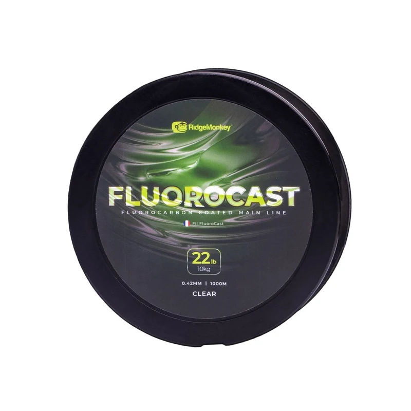 Fil de fluorocarbone Ridge Monkey FluoroCast Fluoré Coated 1000m
