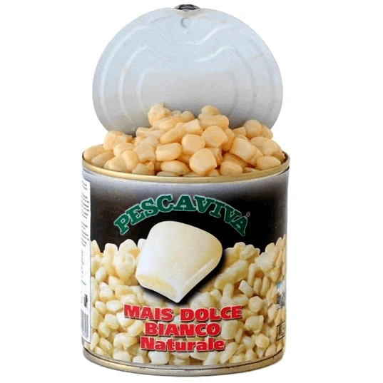 Pescaviva White Sweetcorn Natural 160g – Zoete Witte Maïs