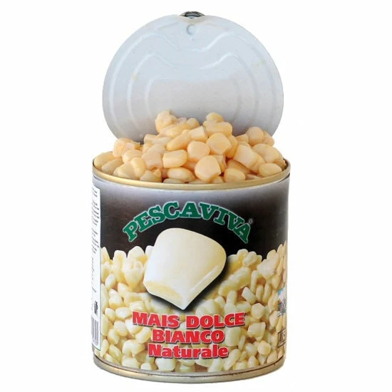Pescaviva White Sweetcorn Natural 160g – Zoete Witte Maïs