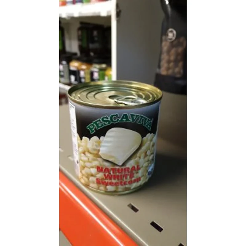Pescaviva White Sweetcorn Natural 160g – Zoete Witte Maïs
