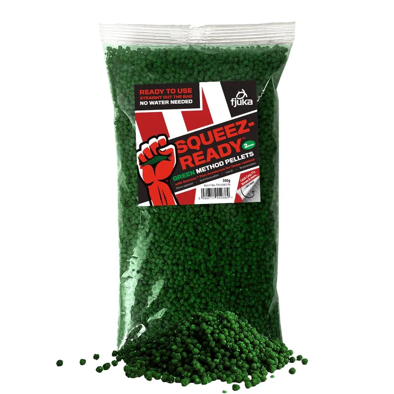 Squeez-Ready Coloured Method Pellets 2mm – Kant-en-klare Gekleurde Method Pellets