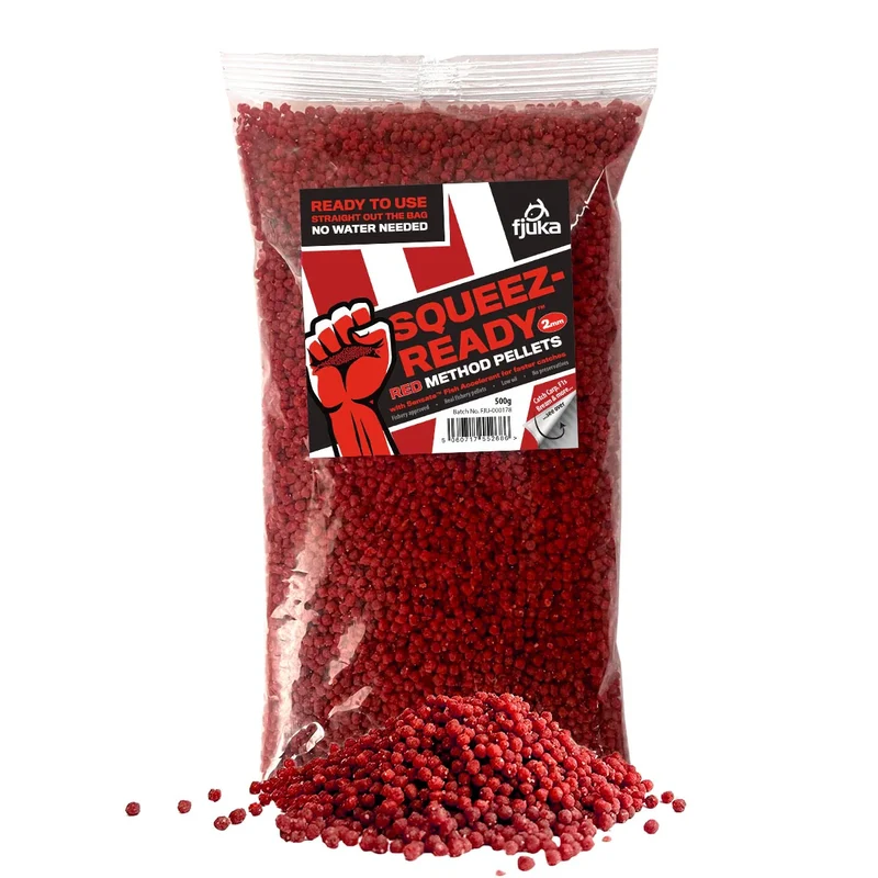 Squeez-Ready Coloured Method Pellets 2mm – Kant-en-klare Gekleurde Method Pellets
