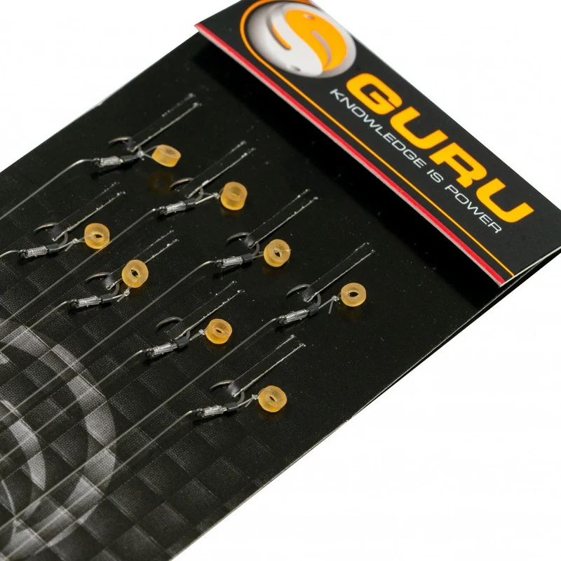 Super MWG Ready Rigs Bait Band Barbless 6" – 15 cm Onderlijnen met Bait Band en zonder Weerhaak