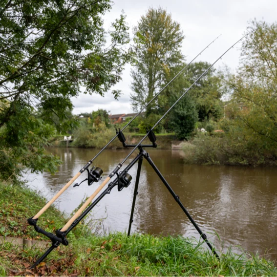 Progress Compact River Tripod – Compacte Driepoot voor Hengels - 🎁