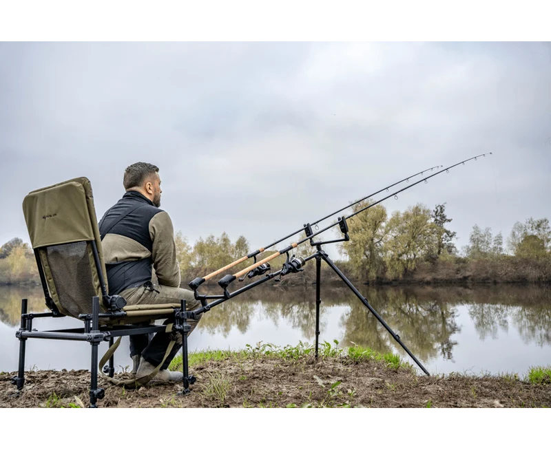 Progress Tripod Feeder Arm 2 Rod – Driepoot voor 2 Hengels 🎁