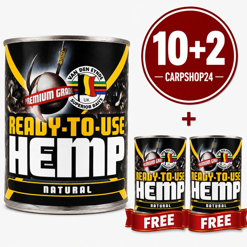 Canned Hemp Natural 400ml – Gekookt Hennepzaad in Blik 🎁 10+2