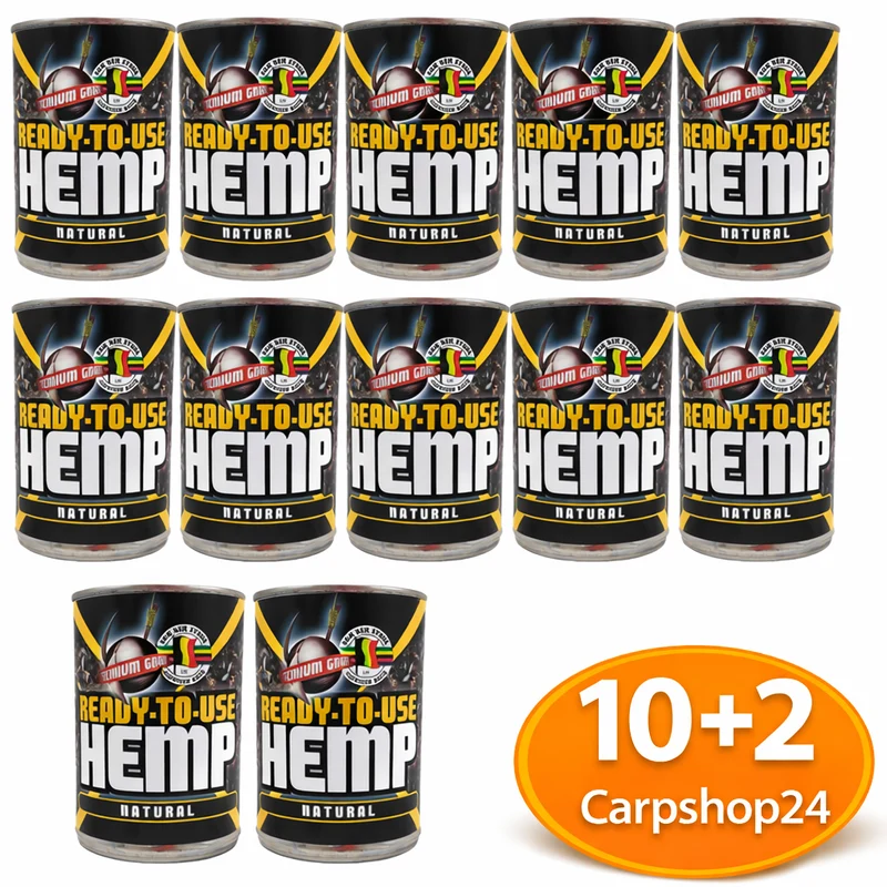 Canned Hemp Natural 400ml – Gekookt Hennepzaad in Blik 🎁 10+2
