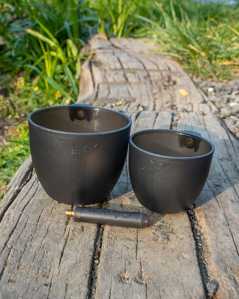 Groundbait Cup Set V2 – Voerpotset voor Grondvoer (2 stuks)