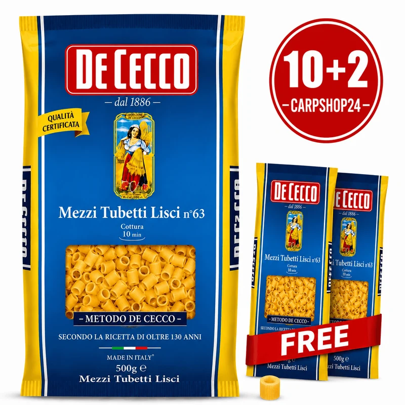 De Cecco Pasta 500g 🎁 10+2