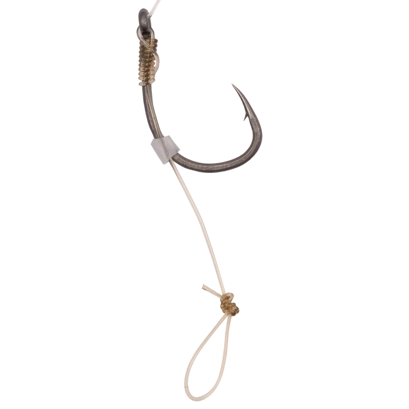 Xpert Power River Hair Rigs - Barbed – 1 m Onderlijnen met Weerhaak