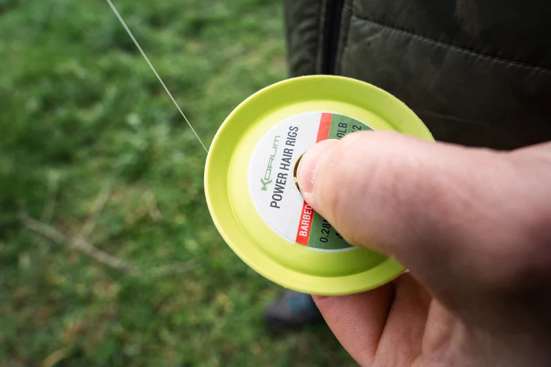Xpert Power River Hair Rigs - Barbed – 1 m Onderlijnen met Weerhaak