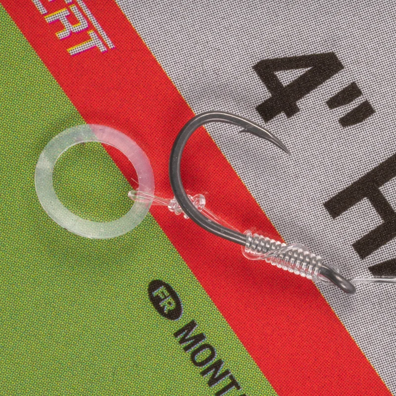 Banded Hair Rigs Barbed – 10 en 38 cm Onderlijnen met Bait Band en met Weerhaak