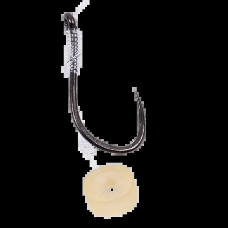 KKH-B Banded Hair Rig 6” – 15 cm Onderlijnen met Bait Band en zonder Weerhaak