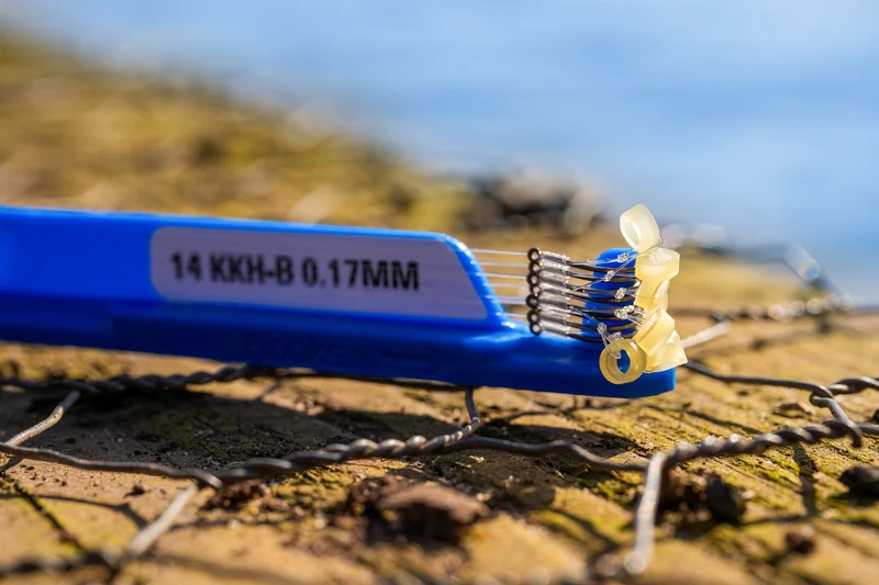 KKH-B Banded Hair Rig 6” – 15 cm Onderlijnen met Bait Band en zonder Weerhaak