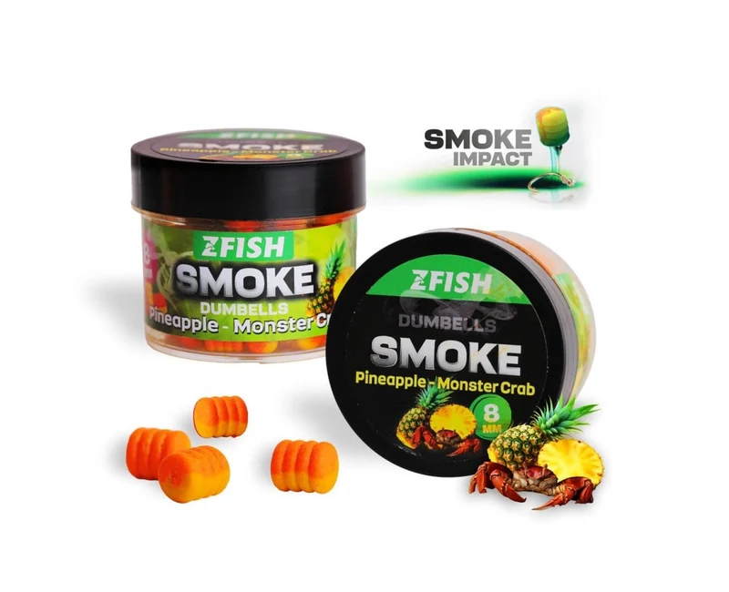 Dumbells Pop Ups Zfish Smoke Pineapple-Monster Crab 8 mm