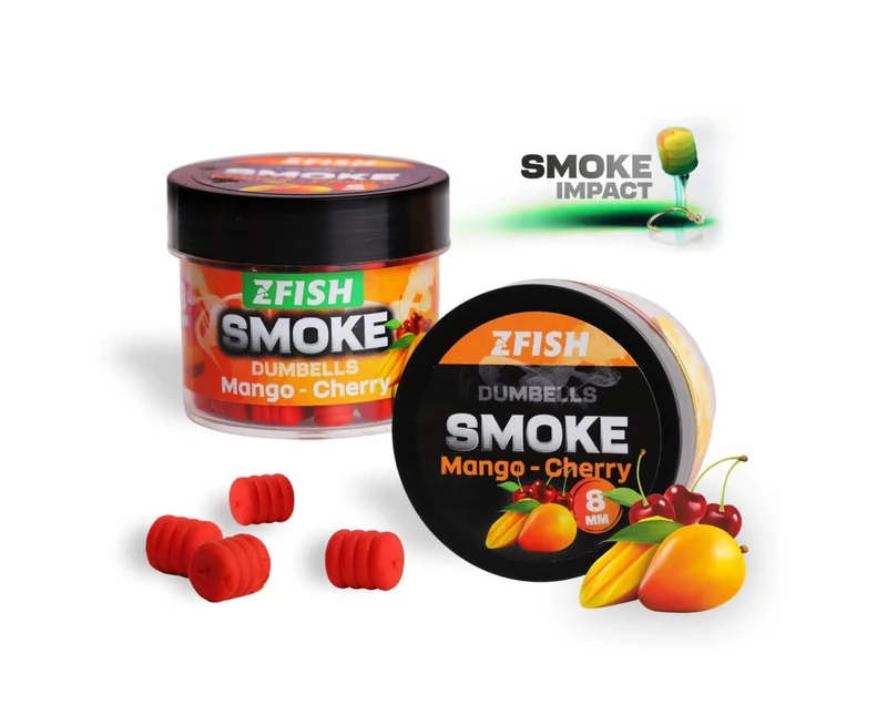 Dumbells Pop Ups Zfish Smoke Mango-Cherry 8 mm