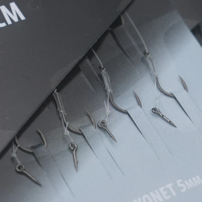 Pro Commercial Method Hair Rig Bayonet Barbless – 10 cm Onderlijnen met Bayonet en zonder Weerhaak