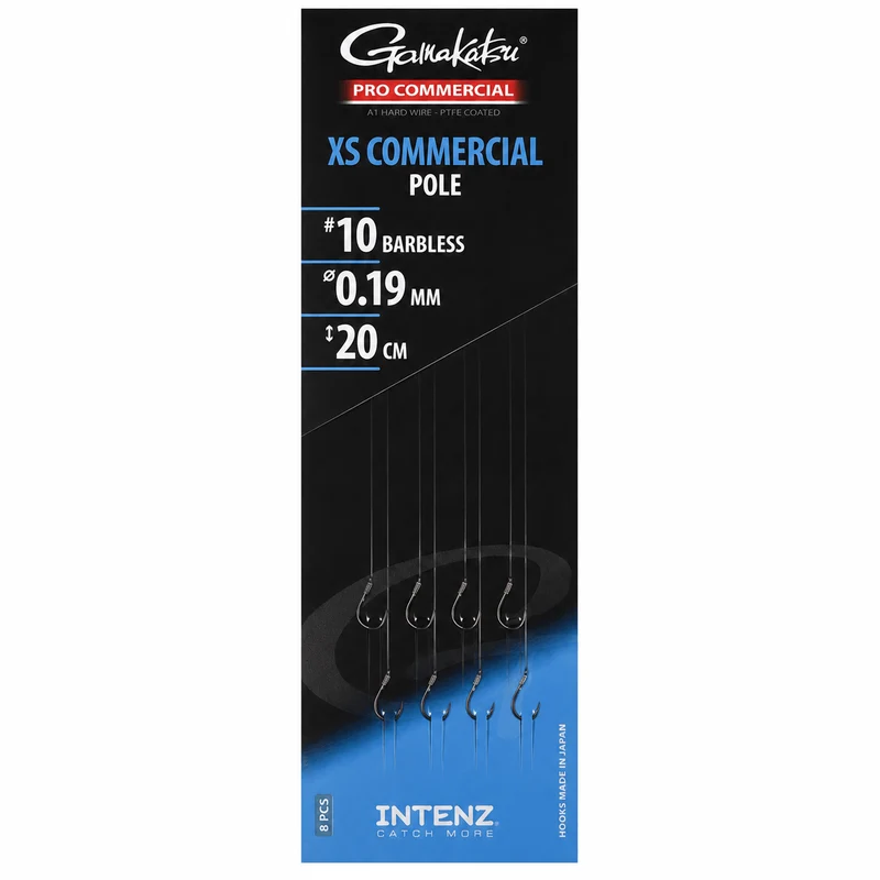 Pro Commercial XS Commercial Pole Barbless – 15 en 20 cm Onderlijnen zonder Weerhaak