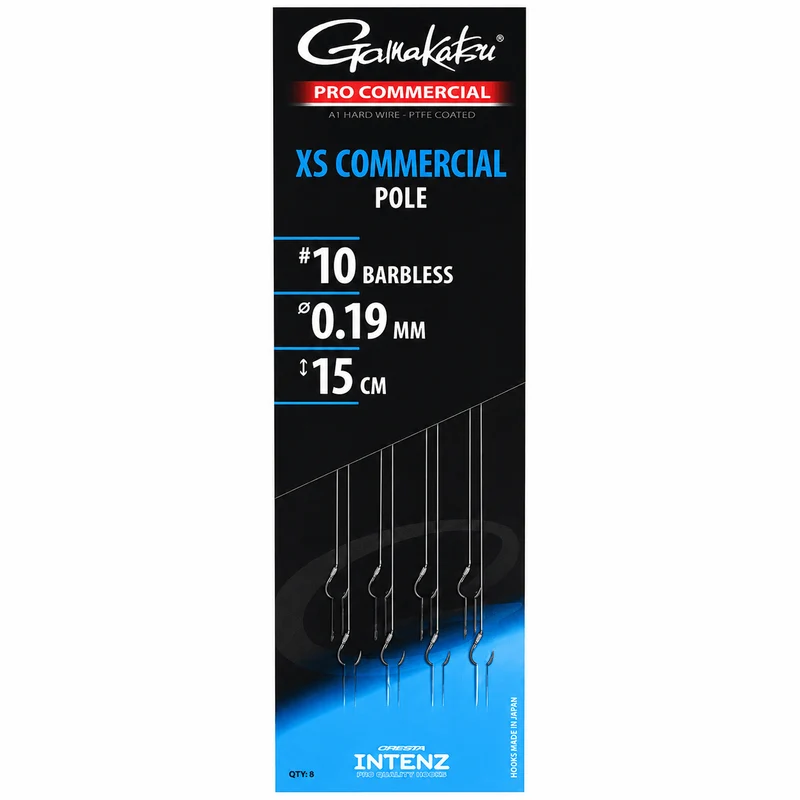 Pro Commercial XS Commercial Pole Barbless – 15 en 20 cm Onderlijnen zonder Weerhaak