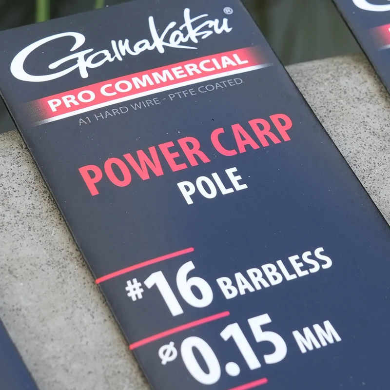 Pro Commercial Power Carp Pole Barbless – 20 cm Onderlijnen zonder Weerhaak