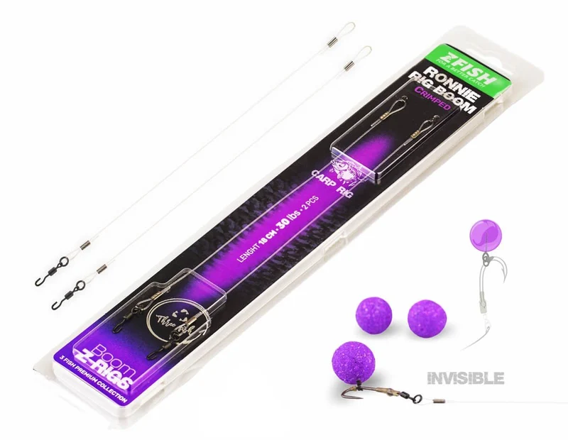 Bas de ligne montés Zfish Serti Ronnie Rig Boom