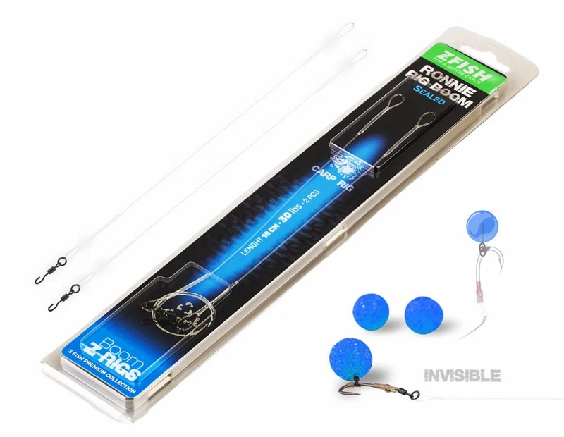 Bas de ligne montés Zfish Sealed Ronnie Rig Boom