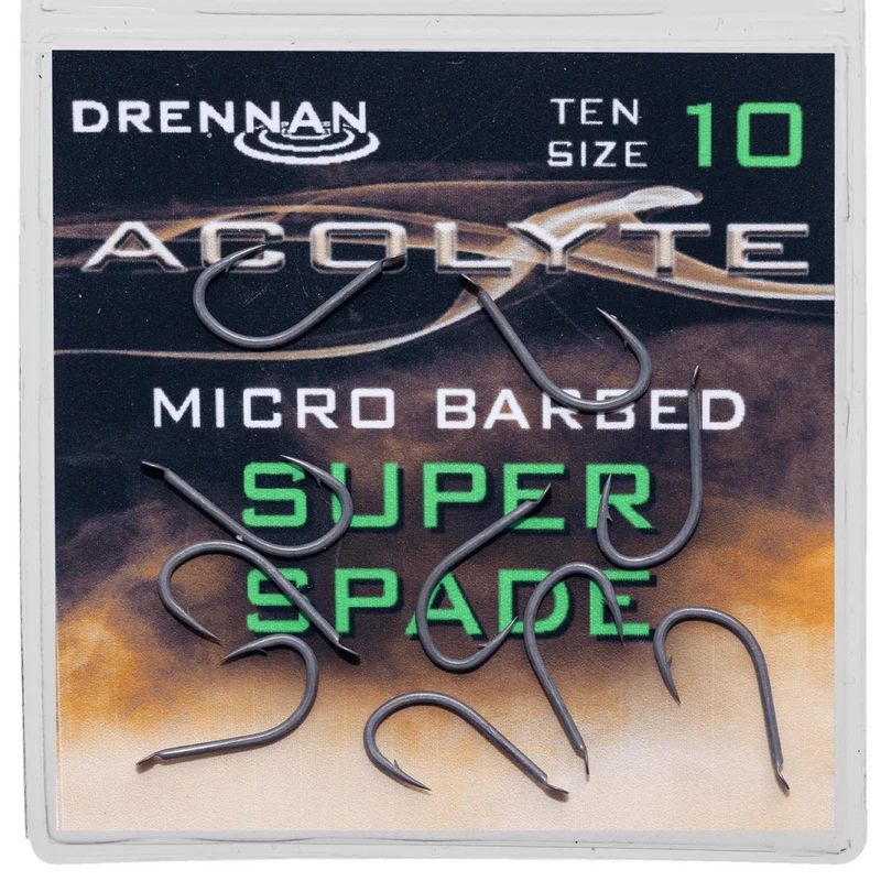 Acolyte Micro Barbed Super Spade – Haak met Bled en met Weerhaak 🎁