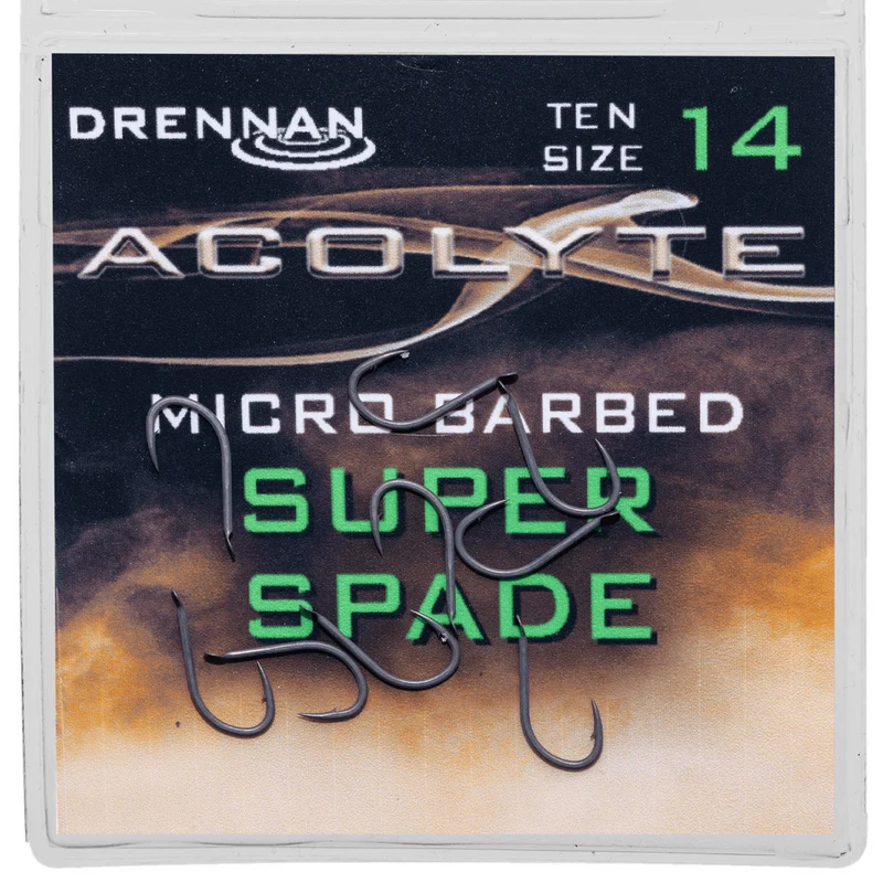 Acolyte Micro Barbed Super Spade – Haak met Bled en met Weerhaak 🎁