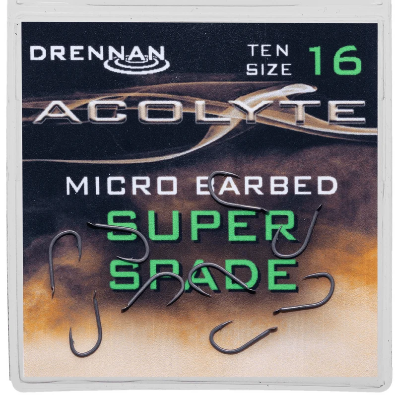 Acolyte Micro Barbed Super Spade – Haak met Bled en met Weerhaak 🎁