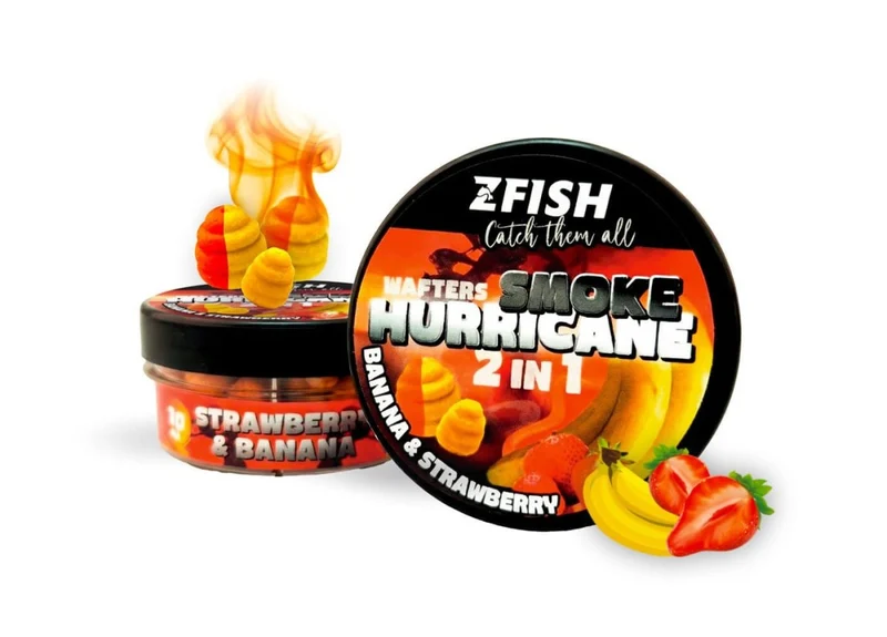Wafters Zfish Smoke Hurricane 2en1 Strawberry-Banana 8-10 mm