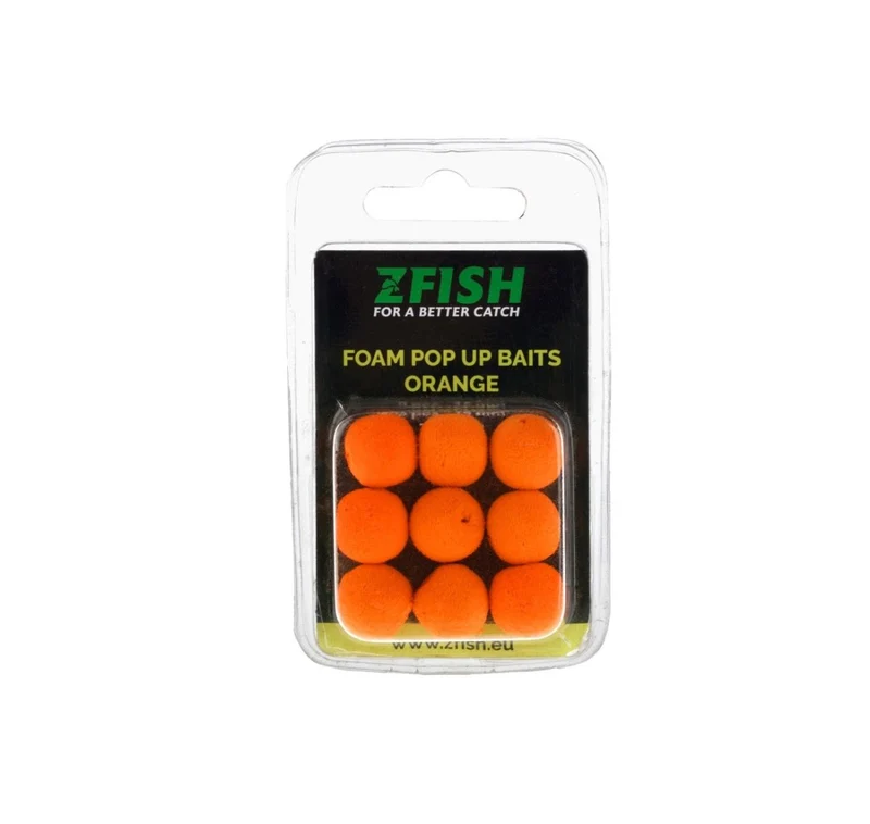 Pop Ups Zfish Foam Orange 15 mm