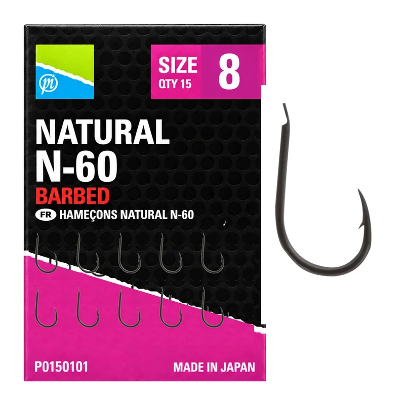 Natural N-60 Barbed – Haak met Weerhaak